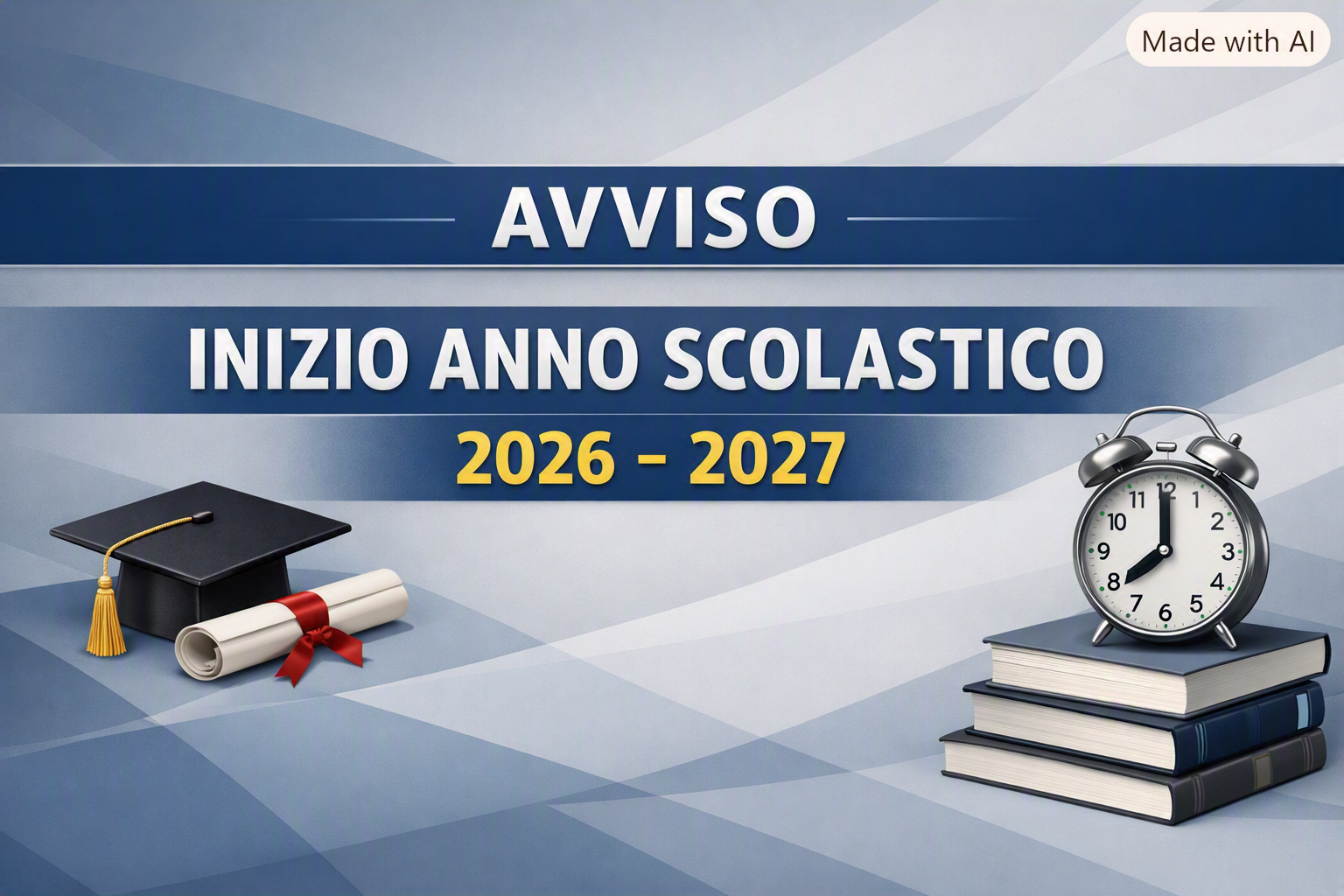 INIZIO ANNO SCOLASTICO 2026-2027